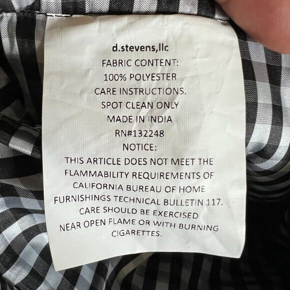 Lot of 6 NWT d. stevens Christmas Stockings Nutcracker Plaid Taffeta Ruffled Gin - Picture 7 of 8